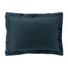 DOUCEUR D'INTERIEUR Taie d'oreiller - Percale - 50x70 cm - 100% coton - Bleu nuit - Lavable à 30°