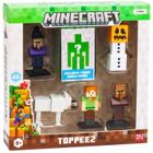 Coffret 6 petites figurines - BANDAI - Minecraft - 1 figurine mystère