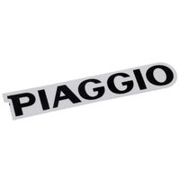 Autocollant lettrage autocollant pour cascade - jambière "PIAGGIO" noir 78x15mm