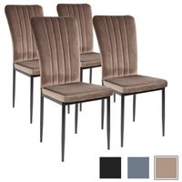 Chaises de sale à manger Albatros rétro FANO Lot de 4 chaises, beige