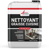 Nettoyage Graisse Dégraisser Cuisine Hotte Insert BBQ Barbecue Cheminée Vide-ordures Ventilateur ARCANE INDUSTRIES  - 5 L