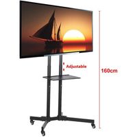 Support TV sur pied - Yaheetech - Inclinable Orientable - Pour écrans LCD/LED/Plasma de 32" à 75"