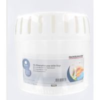 Gaine d'évacuation extérieure pour sèche-linge à condensation - Fackelmann - ref. 5400750 - Blanc - Plastique