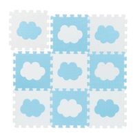 18 pièces tapis de sol puzzle nuage  - 10037473-361
