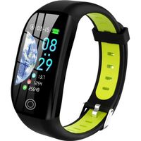 Montre Connectée Femmes Homme Enfant IP68 Etanche Bracelet Connecté Écran Coloré Smartwatch avec Cardio Podometre Sommeil Réveil GPS