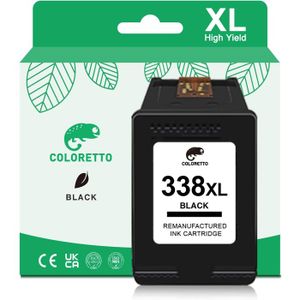 Kit De Cartouches D'encre Compatibles HP 339 XL & 343 XL - Pour Photosmart 2610, 2613, 2710 Et Plus
