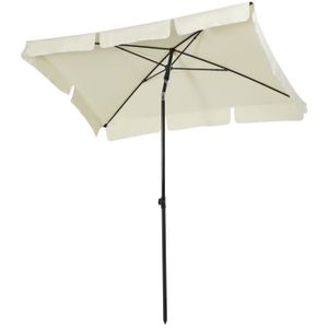 PARASOL Parasol rectangulaire inclinable - Outsunny - diam