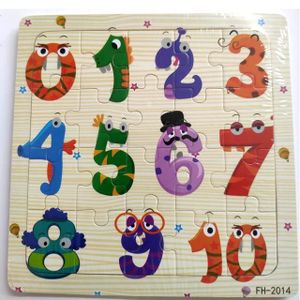 PUZZLE Nombre - Puzzle Montessori 20 pièces jouets pour b