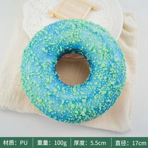 DINETTE - CUISINE 17cm bleu - dahao tiantianquan - Simulation De Donut Artificiel Pour Enfants, 1 Pièce, Grand Donut, Support D