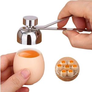 2pcsen acier inoxydable Egg Topper Oeuf à la coque Coupe-oeufs Egg Scissors  Egg Remover