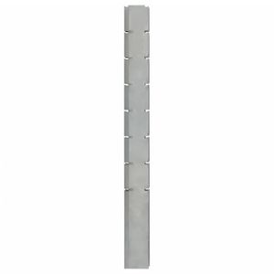CLÔTURE - GRILLAGE ESTINK Poteau de clôture en gabion argenté 200 cm acier galvanisé 85670