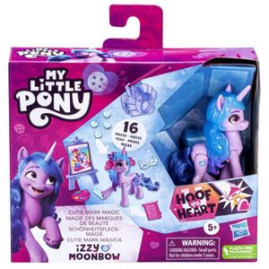 FIGURINE - PERSONNAGE Hasbro F5252 Figurine de petite licorne Izzy Moonbow La magie des marques de beauté My little pony
