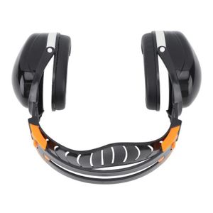CASQUE - ANTI-BRUIT Cache-oreilles à réduction de bruit KEENSO - Noir Blanc - Tour de tête max 63 cm - Réduction sonore 31 db