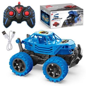 Voiture Télécommandée Enfant Spider 2.4GHz Avec Lumière, Rotation 360° Et Pulvérisation - Jouet RC Garçon Fille 3+ Ans