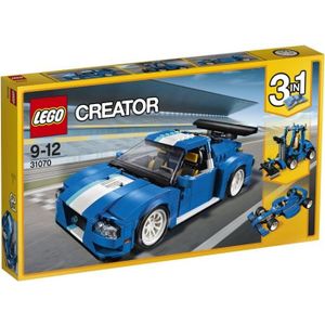 ASSEMBLAGE CONSTRUCTION LEGO® Creator 31070 Le Bolide bleu