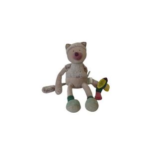 DOUDOU Doudou peluche chat Les Pachats 38 cm comme neuf Moulin Roty