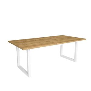 Table a manger pied metal blanc - Cdiscount