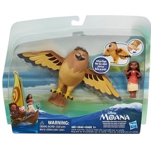 FIGURINE - PERSONNAGE Coffret Vaiana : aventures avec Maui le demi-dieu - Figurines Disney