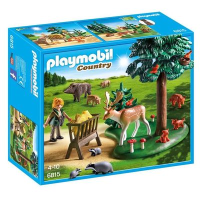 Playmobil 1.2.3 - Coffret Maison forestière et animaux PLAYMOBIL