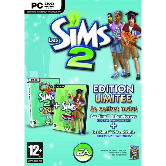 Les Sims 2 Académie - Jeu PC Complet Français - Comme Neuf