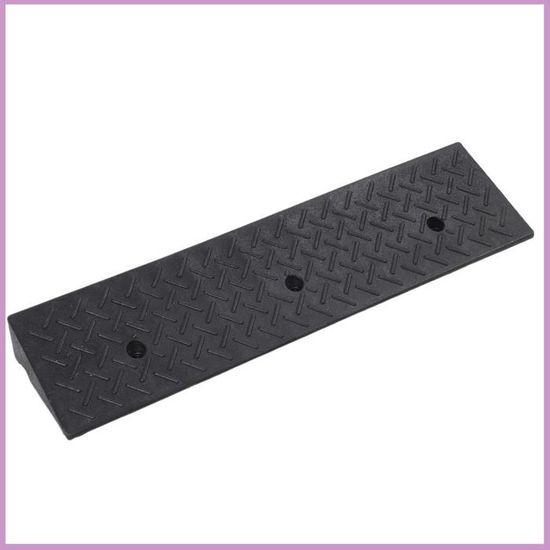 Paire De Rampe De Seuil En Caoutchouc - Hauteur 2 Pouces (5 Cm) - Capacité 6600 Lbs - Pour Accès Voiture/Fauteuil