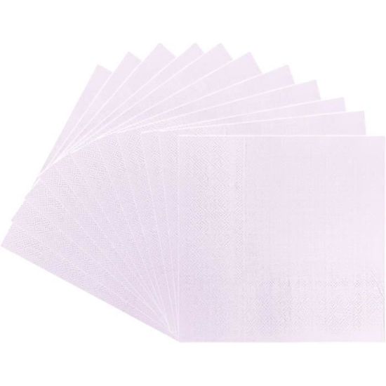 ZIMPLEWARE Lot De 12 Nappes Rondes Jetables En Plastique Rouge De