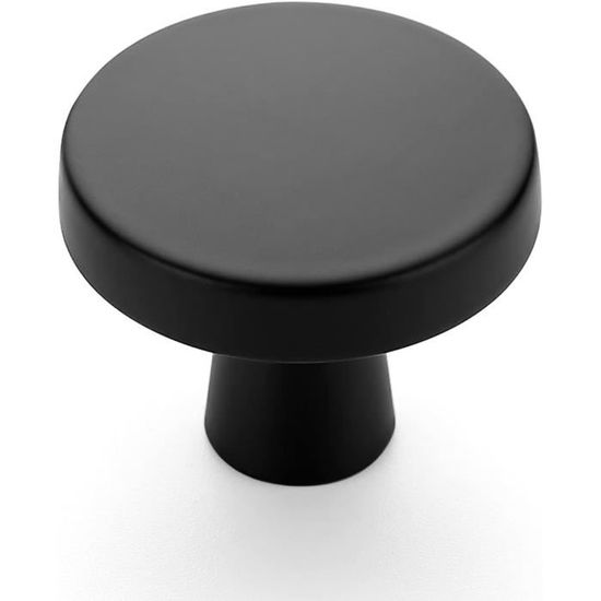 Lot De 5 Boutons De Potentiomètre Noir Pour Arbre 6 Mm - Insert Laiton, Commande Rotative Pour équipement Audio Et Interrupteurs