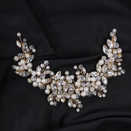 Diadème Mariage Strass Cristal - Couronne Princesse Baroque - Sikypaota Accessoire Fête