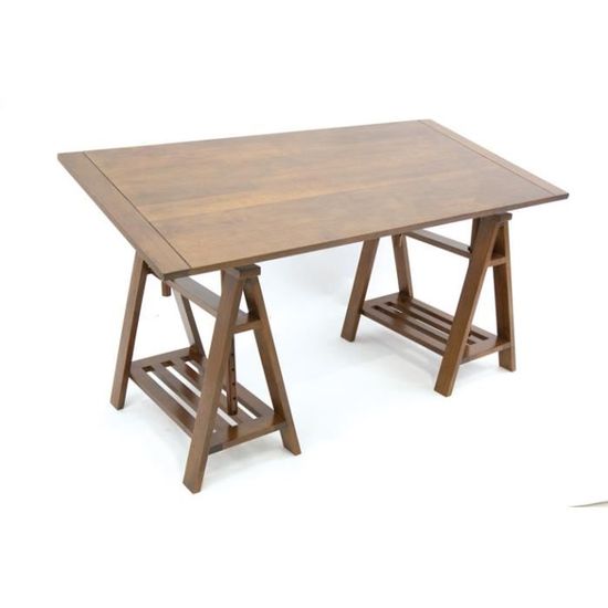 Ethnik Chic Bureau Architecte Pied Treteau Teuton Chene Moyen