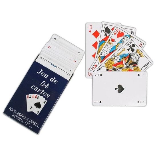 Poker Klassische Kartensets Jeu De Cartes De Poker 54 Cartes Avec Etui En Plastique Belote Bridge Classiccomforthvac Com