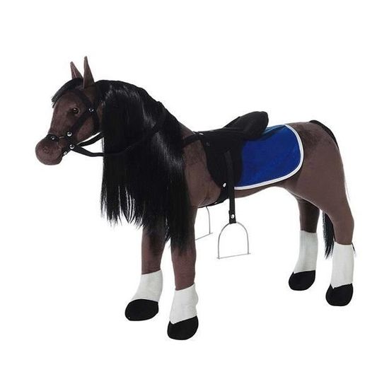 Peluche 100 cm cheval monter Bajan Wendy Cdiscount Jeux Jouets