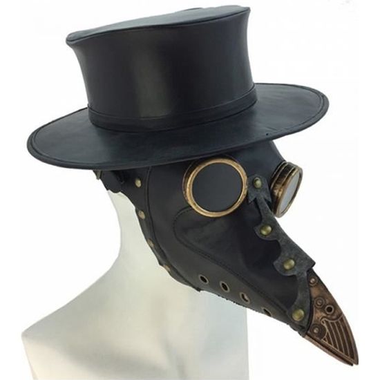 DieselpunkRo - Le médecin de peste masque Steampunk cuir Masque