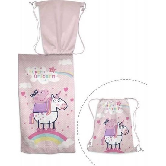 Cuscino Peppa Pig Unicorno – 35x35 Cm, Bianco E Rosa, Federa In Cotone Rimovibile, Imbottitura In Poliestere, Lavabile, Per Cameretta - 4