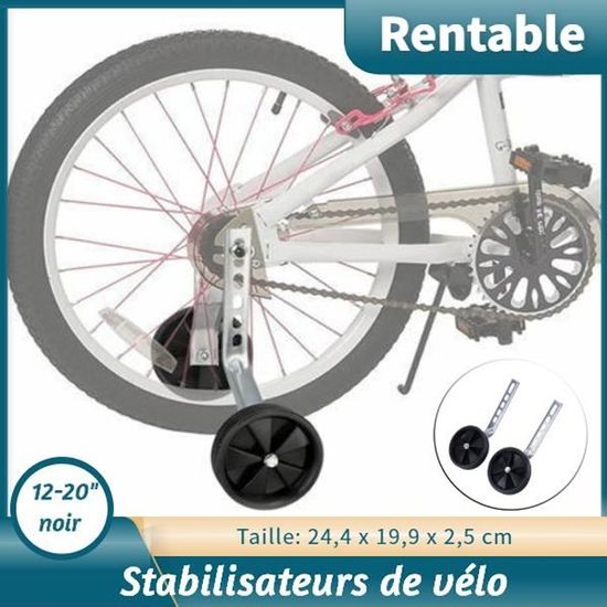 Stabilisateurs Vélo Enfant CycForge – Pour Roues 12 à 20 Pouces, Renforcés, Neuf (boîte Abîmée)