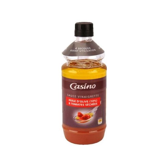 Sauce vinaigrette à l'huile d'olive et tomates séchées Casino - 50cl
