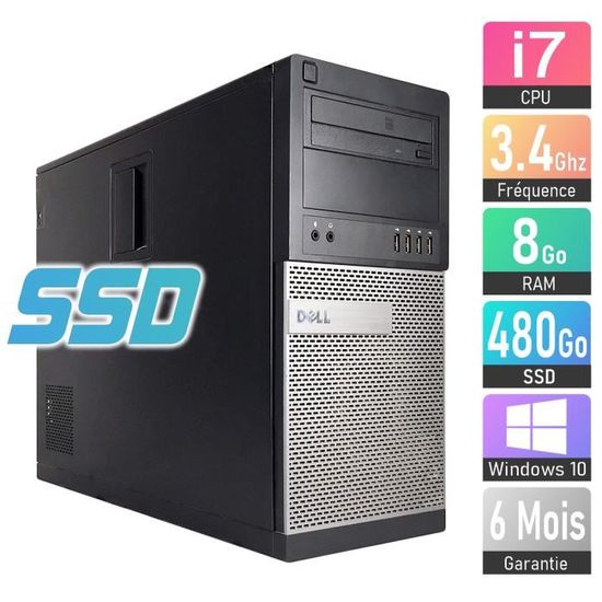 Hard Disk Interno SATA 500GB Per Dell Optiplex 9020 - Con Windows 7 Home Premium 64bit Preinstallato - 4