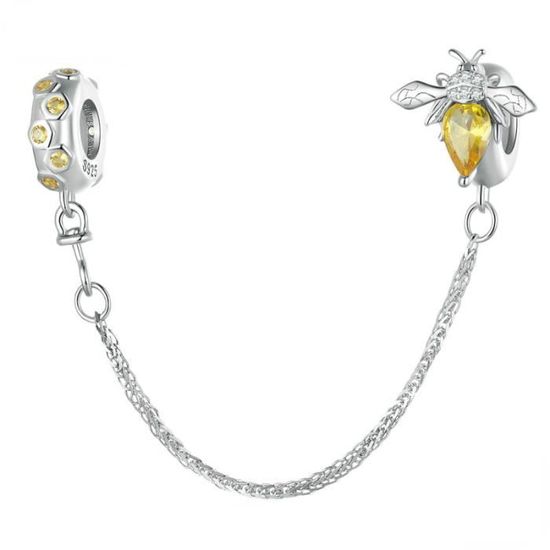 Bracelet Tennis Art Déco En Argent Sterling 925 – Strass Transparent, Longueur 19.1 Cm, Occasion