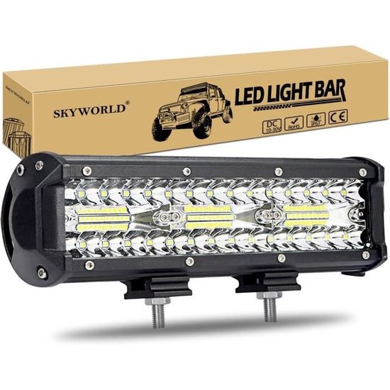Phare LED Travail 48W 3.5 Pouces - Projecteur Pour 4x4, Camion, Tracteur
