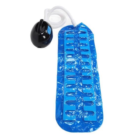 Tapis De Bain à Bulles Massage 6 Vitesses – Spa à Domicile Avec Oreiller Gonflable, Télécommande & Antidérapant
