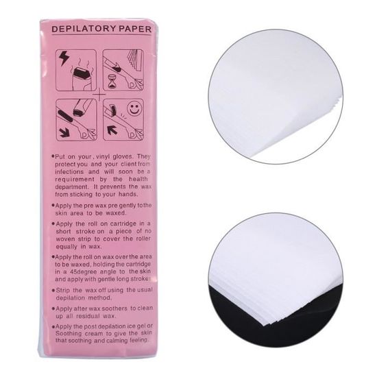 Paquet De 250 Bandes D'Épilation En Papier Gauffré - Pour Jambes Et Sous-Bras - Neuf