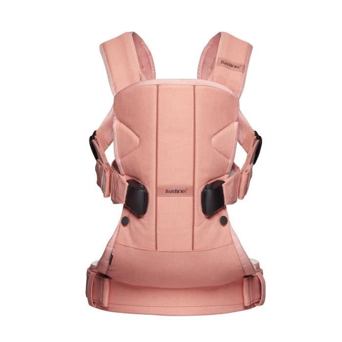Babybjorn Porte Bebe One Corail Cotton Mix Corail Cdiscount Pret A Porter