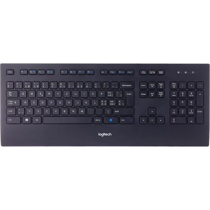 Clavier QWERTY Norvège  Scandinave Logitech Logitech K280e Pro Clavier Filaire Business 