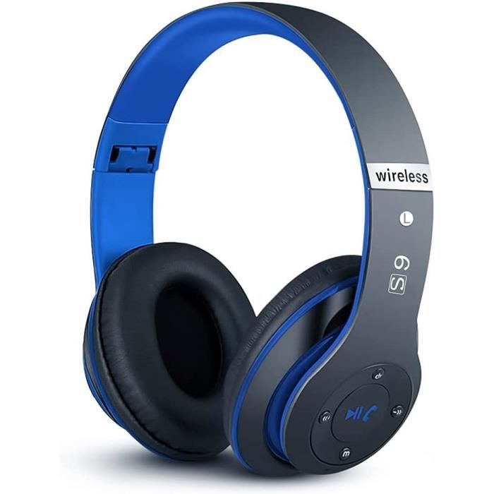Casque Audio Blaupunkt – Bluetooth – Circum-auriculaire – Gris – Ouvert Jamais Utilisé