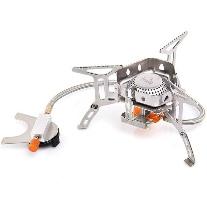 Réchaud 6800W 3 Brûleurs Réchaud Gaz Camping Lsydgn 6800W - Pliable - 3 Brûleurs - Allumage Piézo - Randonnée Réchaud 3 Brûleurs