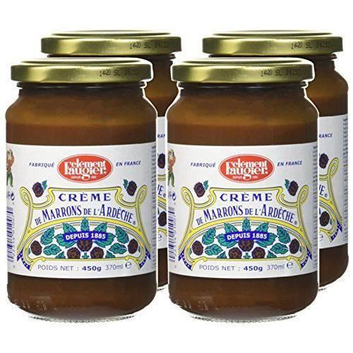 Clément Faugier Crème de Marrons Pot 450 g - Lot de 4