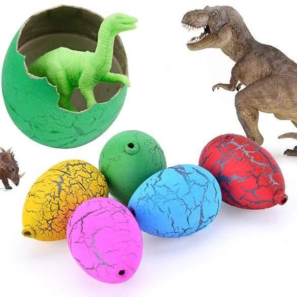 60pcs oeufs de dinosaures Enfants Enfants Toy L'éclosion croissante Ajouter Magic Water mignon