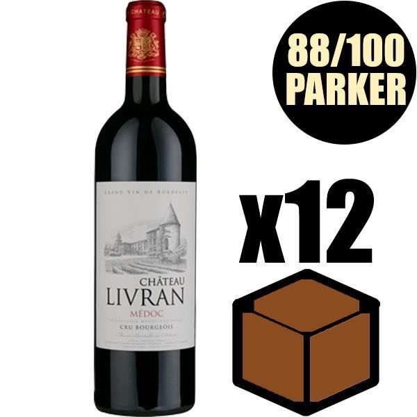 X12 Château Livran 2010 75 cl AOC Médoc Rouge Cru Bourgeois Vin Rouge