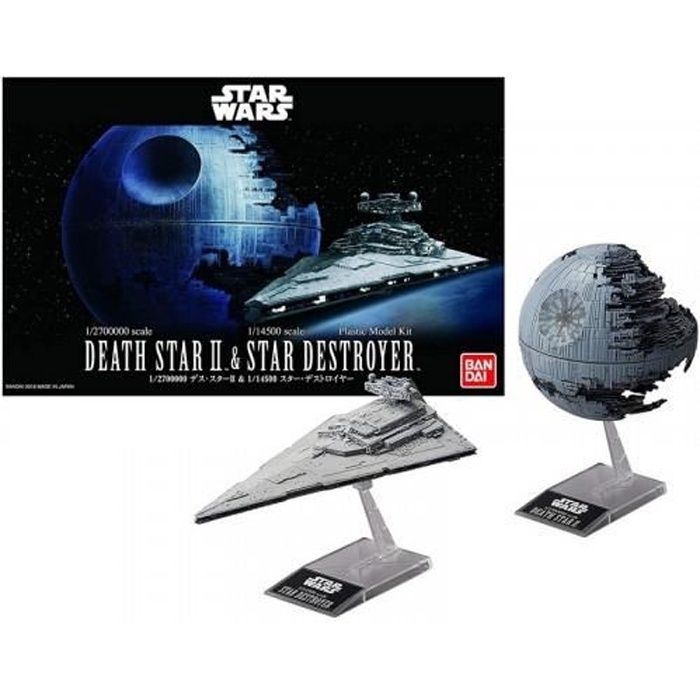 Maquette Death Star II + Imperial Star Destroyer - 1/2700000 - Revell 01207 + 12 ans