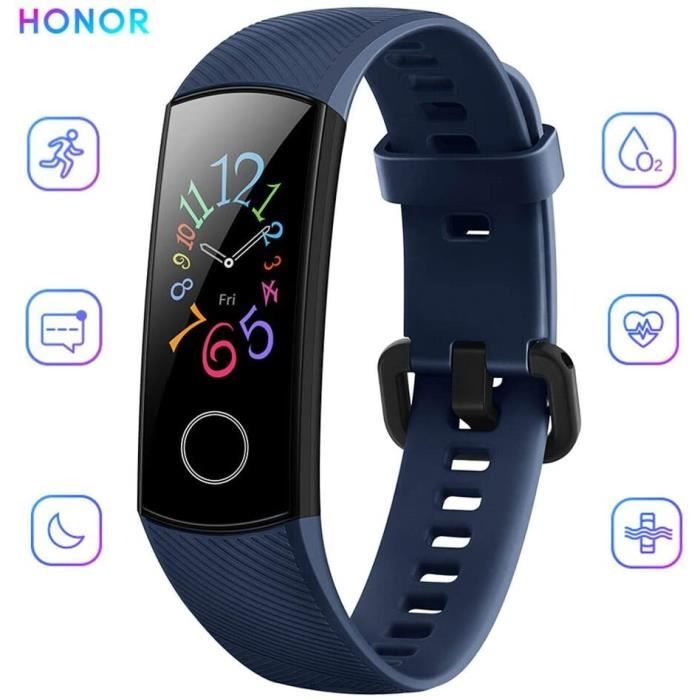 HONOR Band 5 Bracelet Intelligent 0,95-Grand Full Color AMOLED Affichage Fitness Surveillance Intelligente 5ATM Montre Smart Watch I
