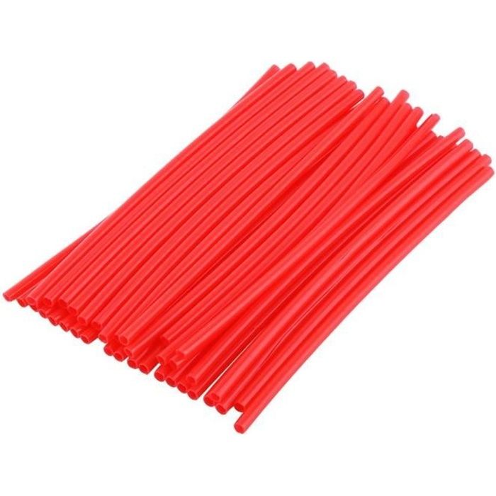 36pcs couvre-rayons universel pour jante de roue peaux de moto Rouge - 17cm